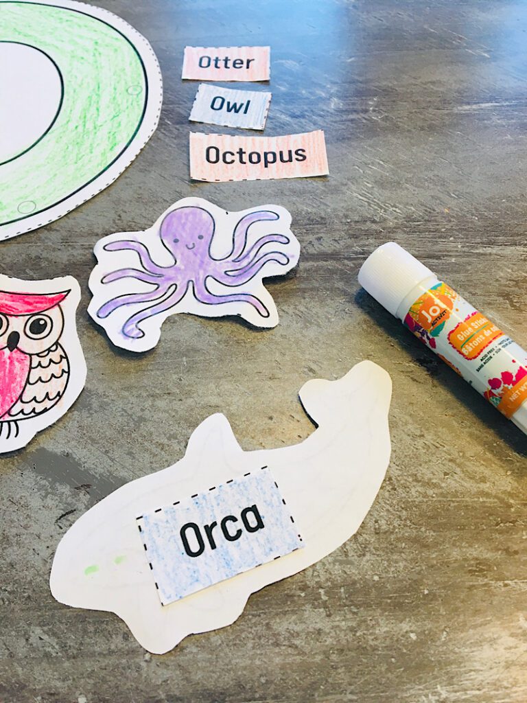 Orca Octopus Owl O craft