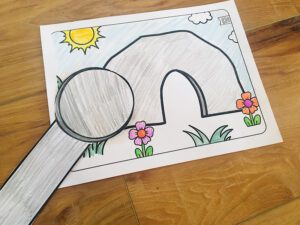 empty tomb slider craft printable for preschool