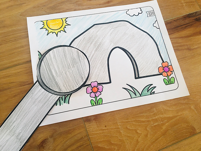 empty tomb slider craft printable for preschool