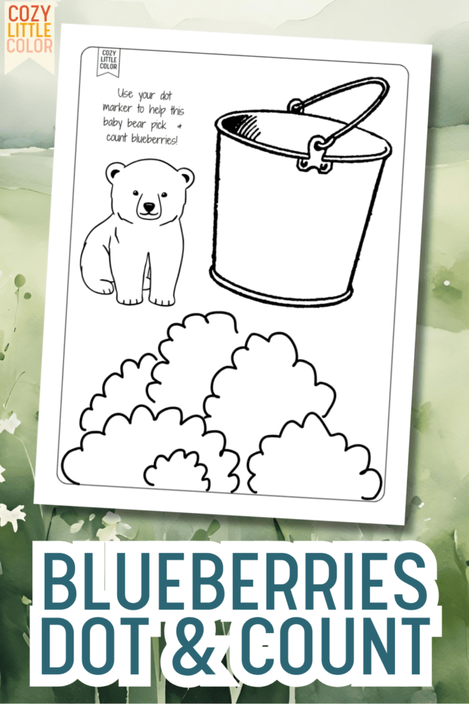 Blueberries dot and count