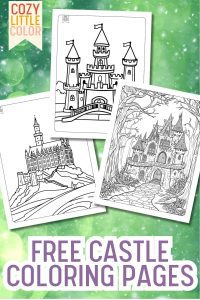 Free Castle Coloring Pages
