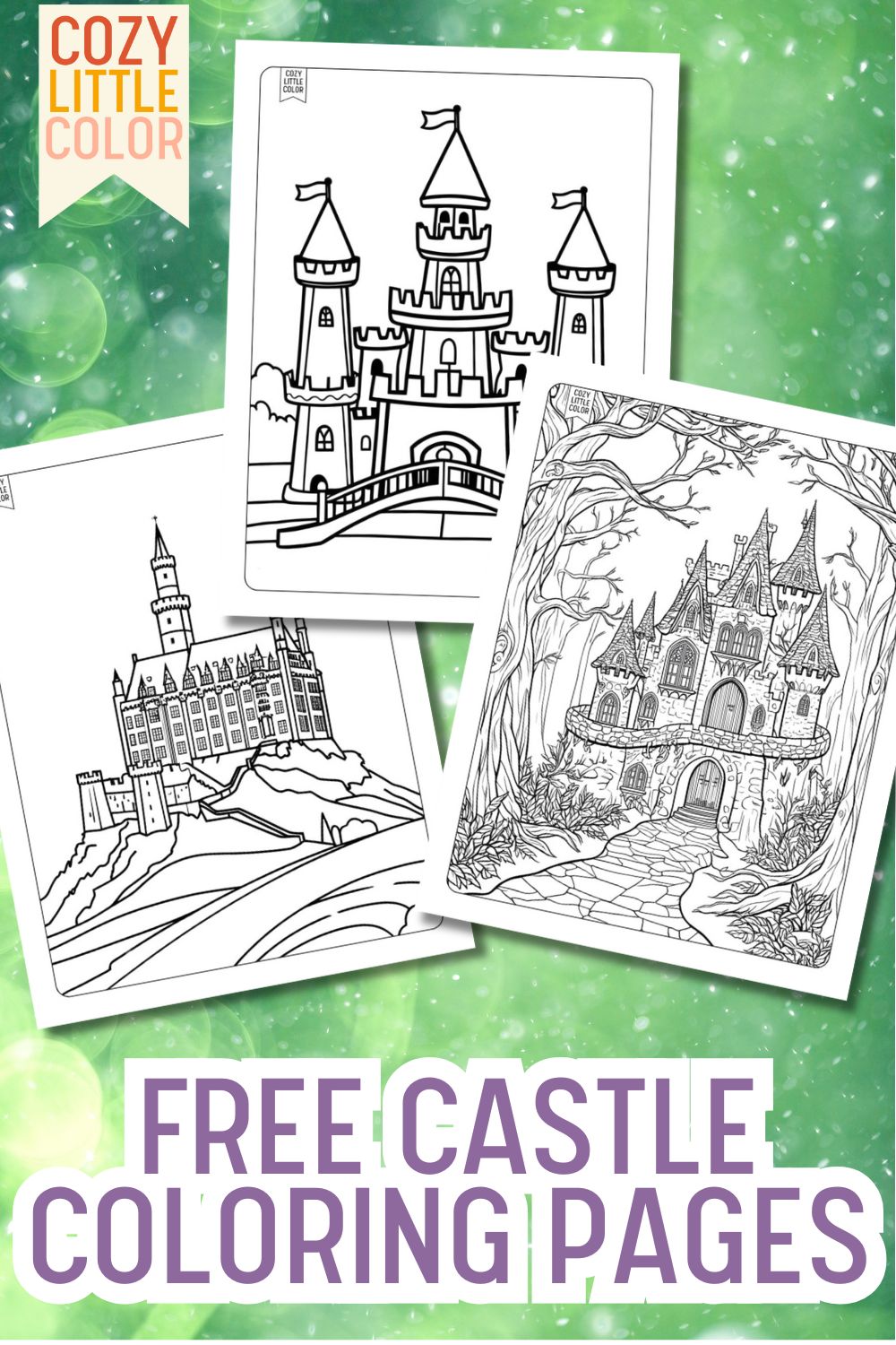 Free Castle Coloring Pages